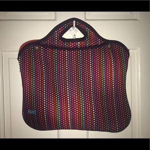colorful BUILT laptop sleeve